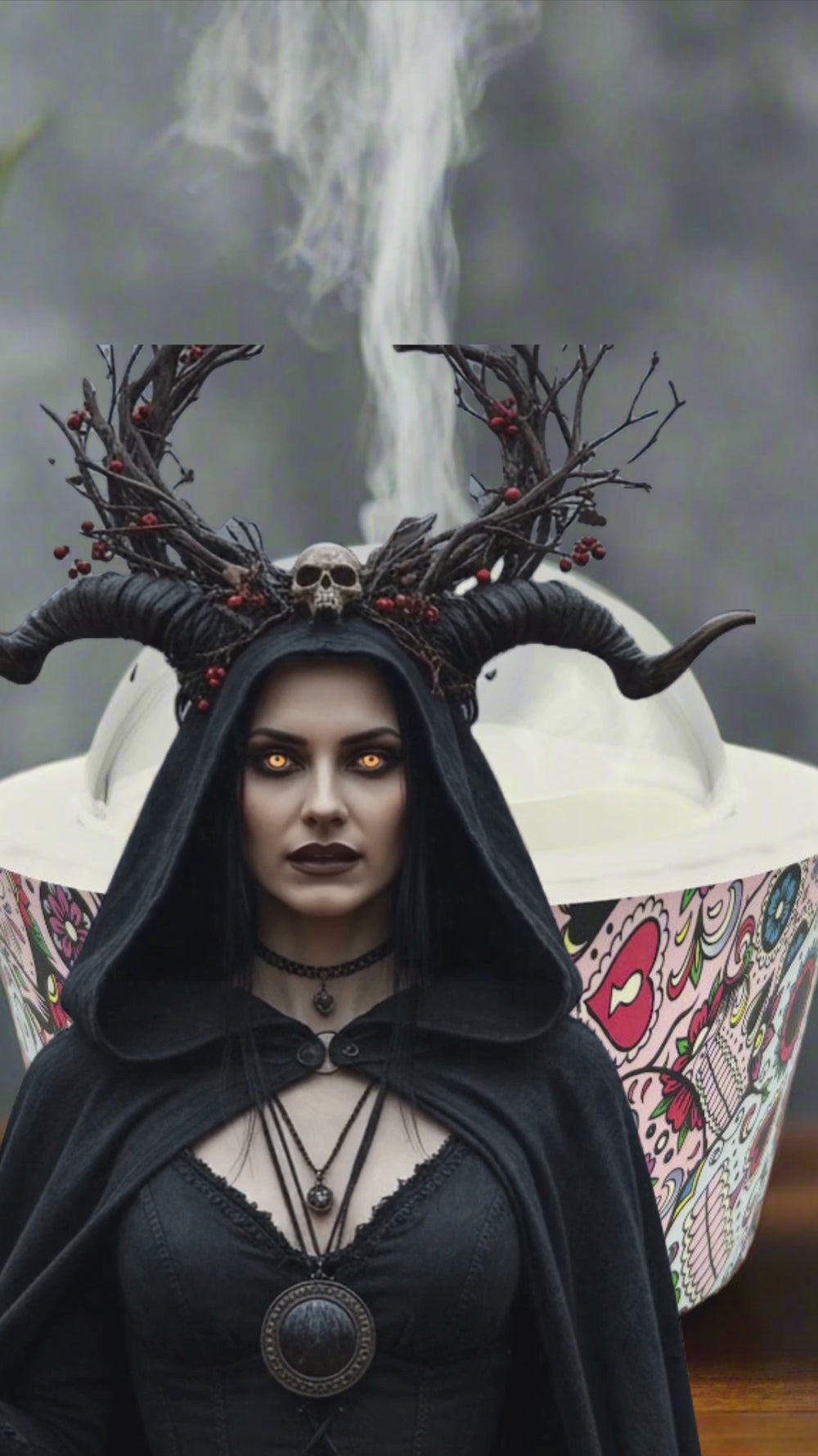 Day of the Dead Catrina Oil Diffuser