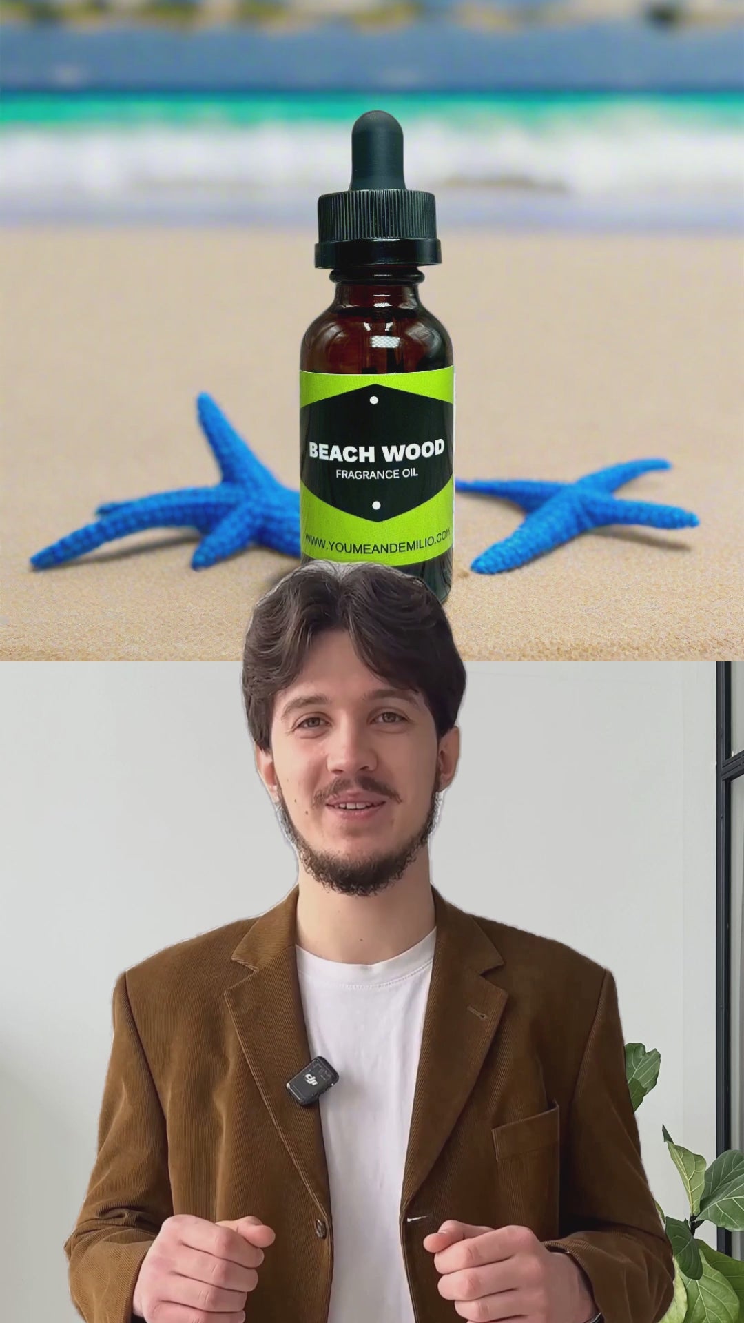 Aceite de fragancia de madera de playa