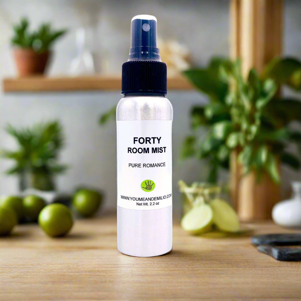 forty room mist small aluminum bottle