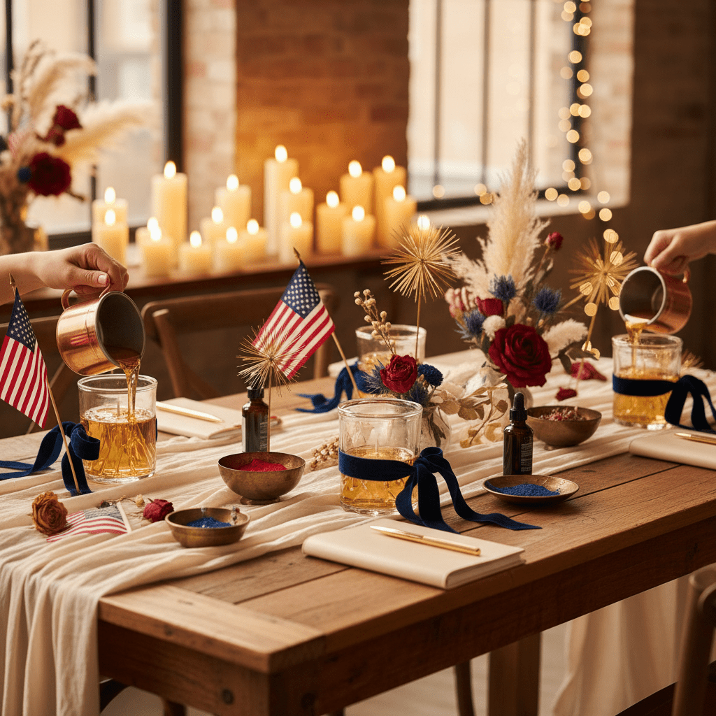 4th of July Candle Making Class in Dallas | Celebrate America's 250th Birthday - You Me and Emilio