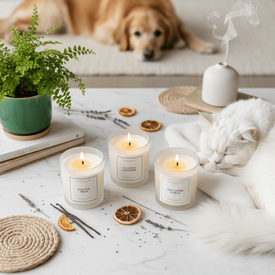 Best Pet Safe Candle Scents for Dogs, Cats & Birds