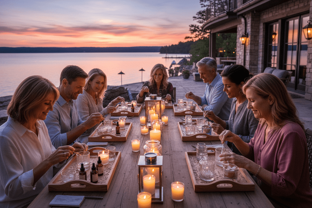 Candle Making Class at Cedar Creek Lake: A Luxury Mobile Experience for Lake Homes - You Me and Emilio