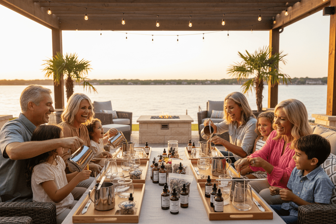 Candle Making Class at Lake Lewisville: A Luxury Mobile Experience for Lake Homes - You Me and Emilio
