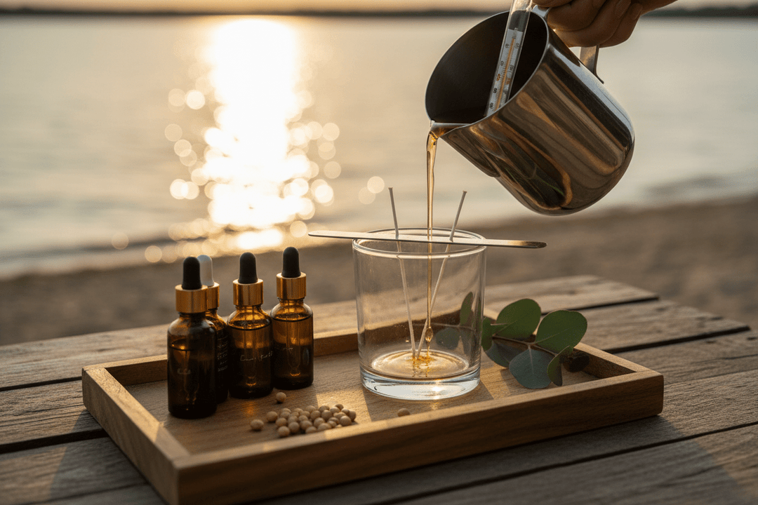 Candle Making Class at Lake Texoma: A Luxury Mobile Experience for Lake Homes - You Me and Emilio