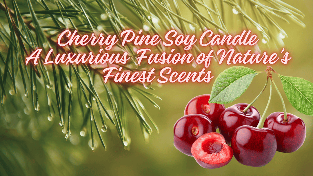 Cherry Pine Soy Candle: A Luxurious Fusion of Nature's Finest Scents - You Me and Emilio