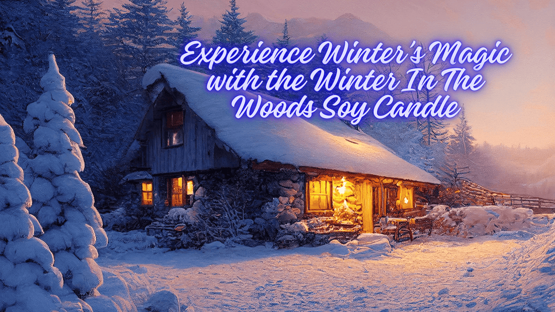 Experience Winter's Magic with the Winter In The Woods Soy Candle - You Me and Emilio