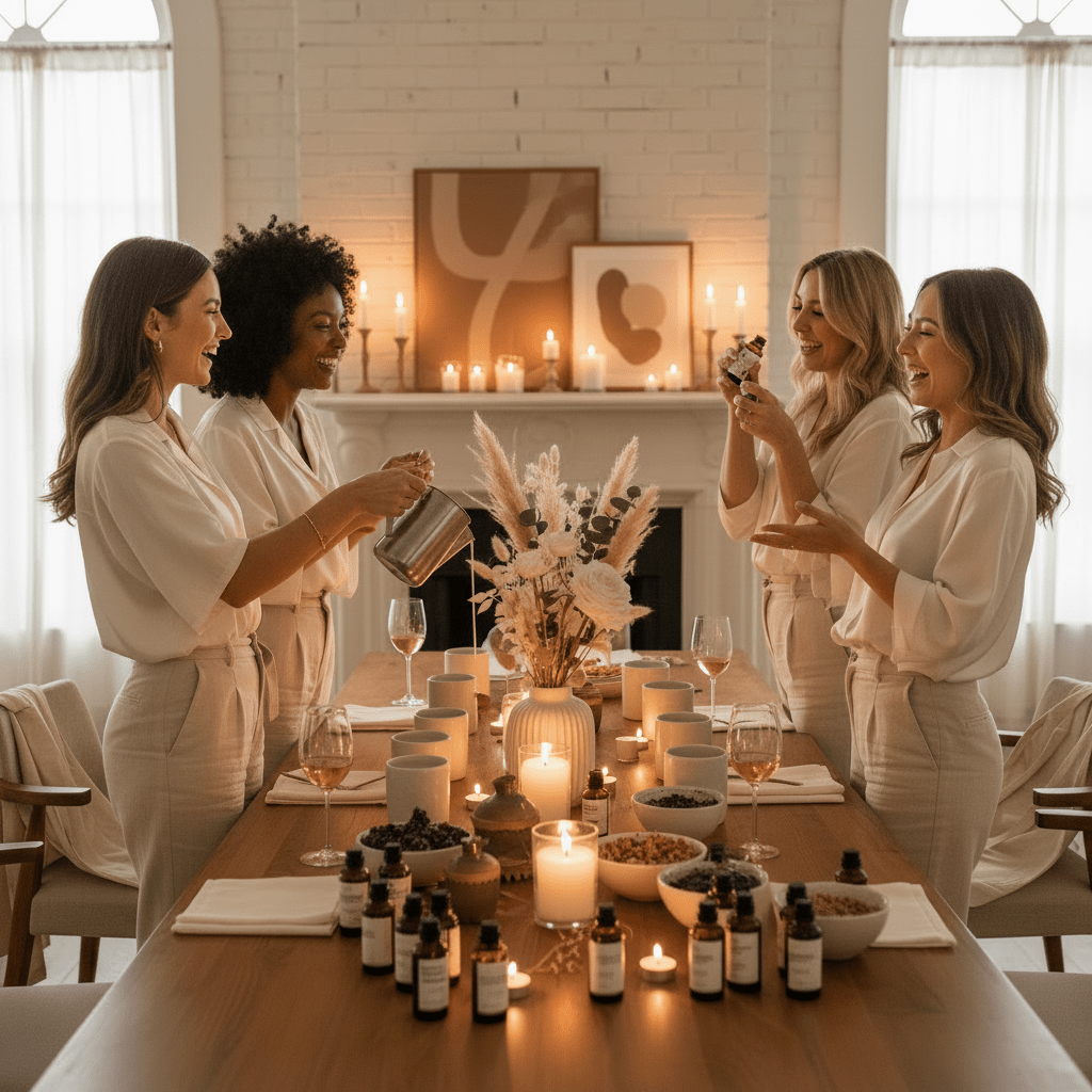 Girls' Night Candle Making Experience in Dallas - You Me and Emilio