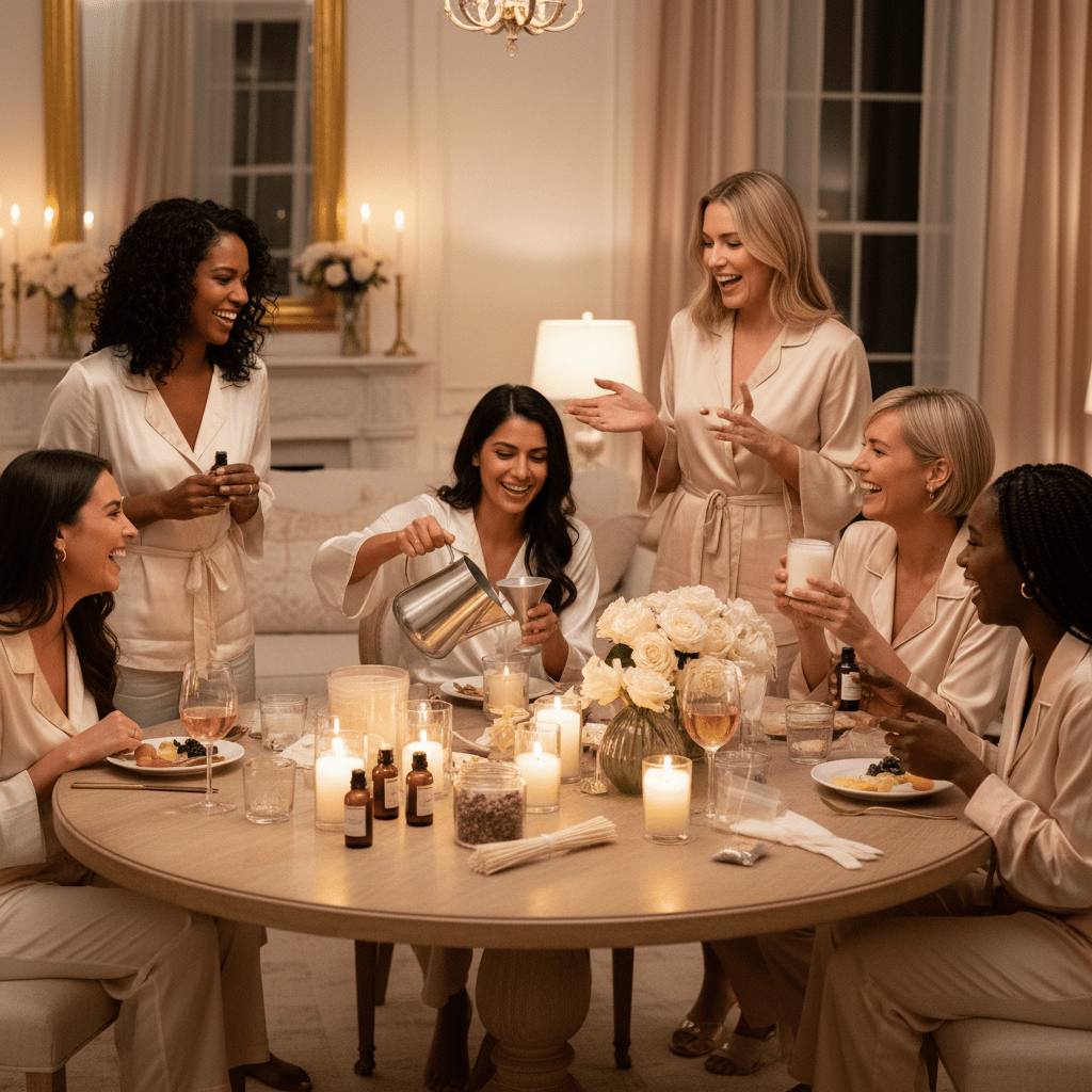 Girls' Night In Candle Making Experience Dallas — We Come to You - You Me and Emilio