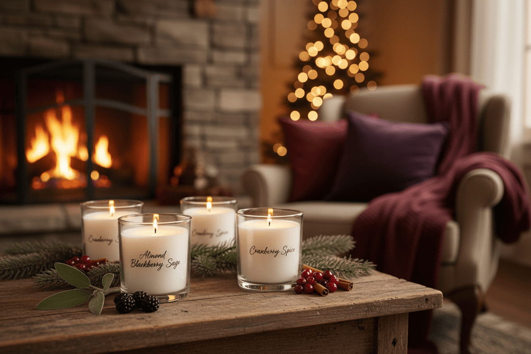 Holiday Candle Recommendations: Almond Blackberry Sage and Cranberry Spice for a Festive Home - You Me and Emilio