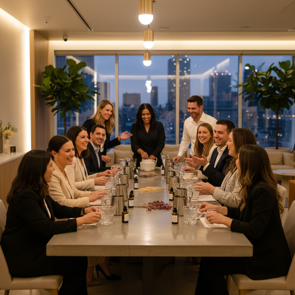 Corporate candle making team building class in Dallas — The Art of Candle Making by You Me & Emilio