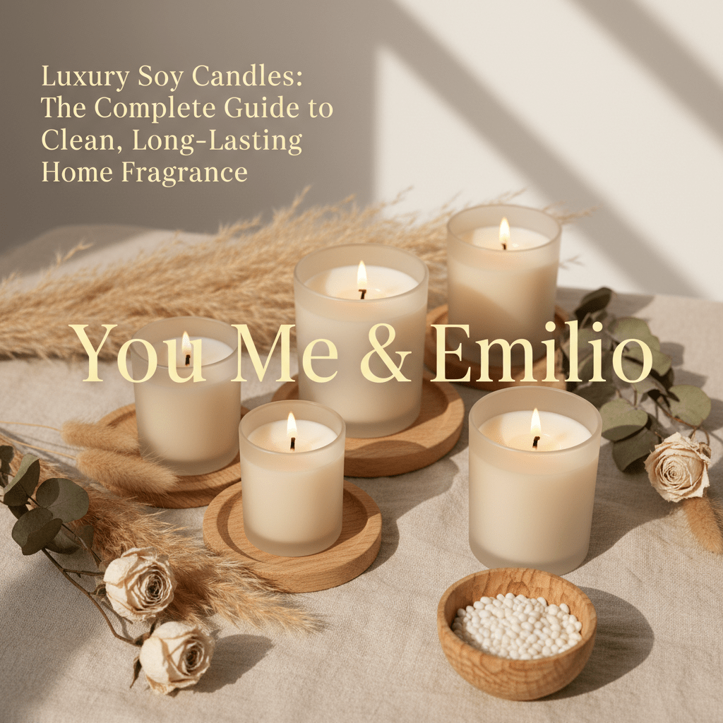 Luxury Soy Candles: The Complete Guide to Clean, Long-Lasting Home Fragrance - You Me and Emilio