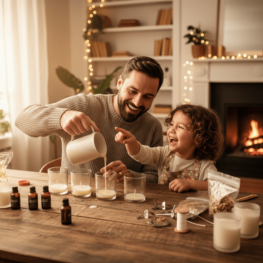 The Best Father's Day Experience in Dallas: Make a Candle with Dad - You Me and Emilio