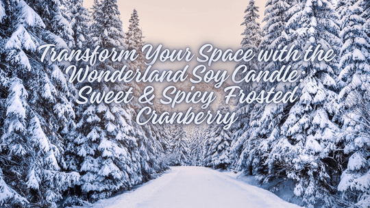 Transform Your Space with the Wonderland Soy Candle: A Sweet & Spicy Escape to a Winter Wonderland