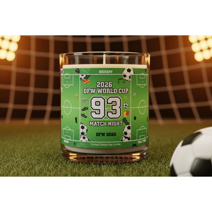 2026 Dallas World Cup Night – Match 93 — Limited Edition Soy Candle - You Me and Emilio