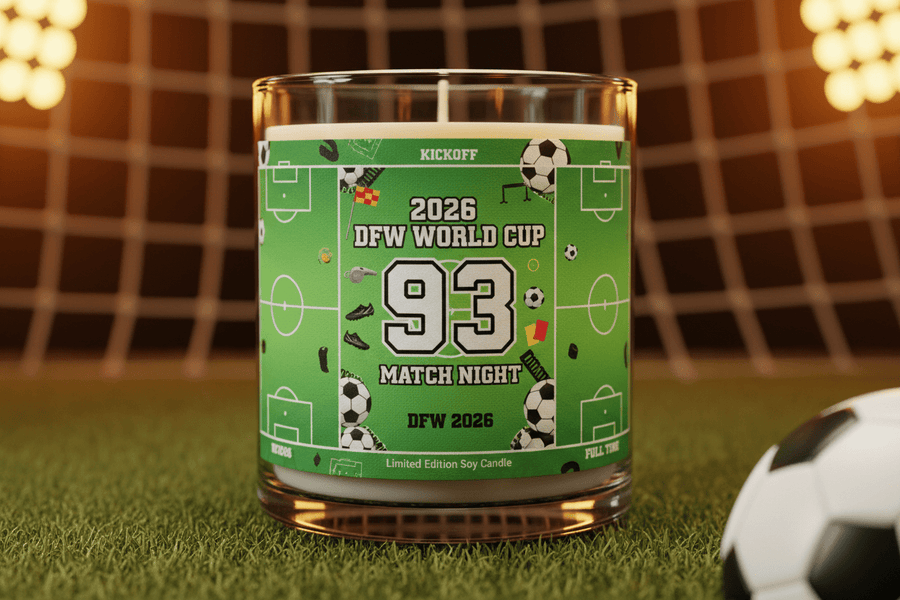 2026 Dallas World Cup Night – Match 93 — Limited Edition Soy Candle - You Me and Emilio