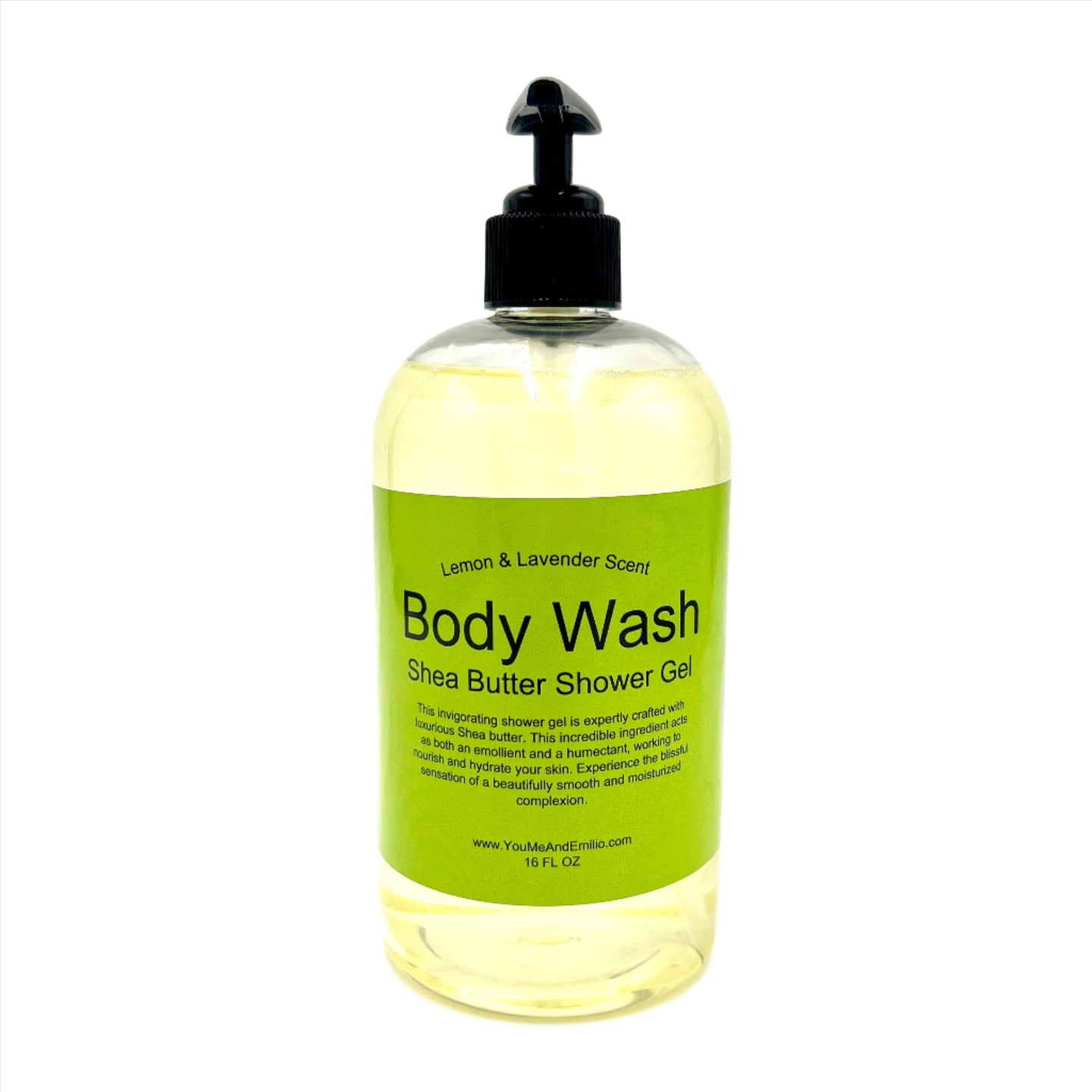 Lemon & Lavender Body Wash | Shea Butter Shower Gel