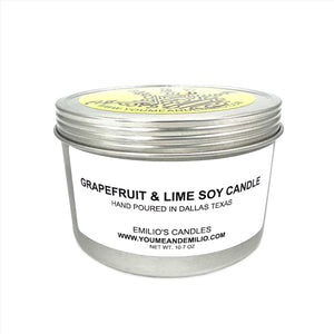 Grapefruit & Lime Soy Candle