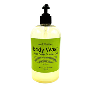 Sage & Citrus Body Wash | Shea Butter Shower Gel