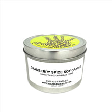 Cranberry Spice Soy Candle