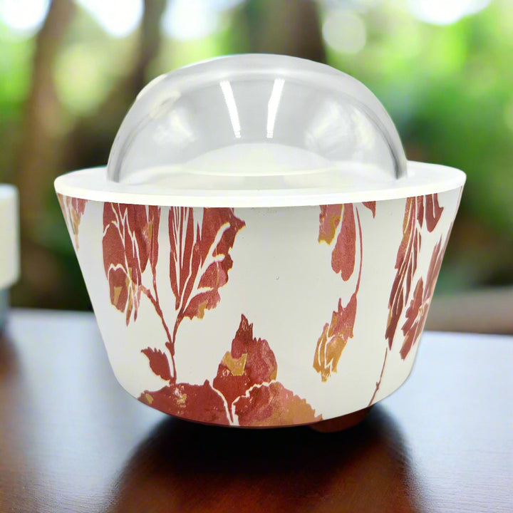 Elegant Blooming Essence Oil Diffuser featuring sculptural floral design and soft misting by YOU ME & EMILIO.