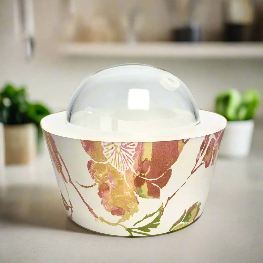 Elegant Blooming Essence Oil Diffuser featuring sculptural floral design and soft misting by YOU ME & EMILIO.