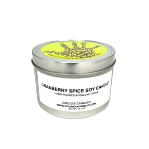 Cranberry Spice Soy Candle