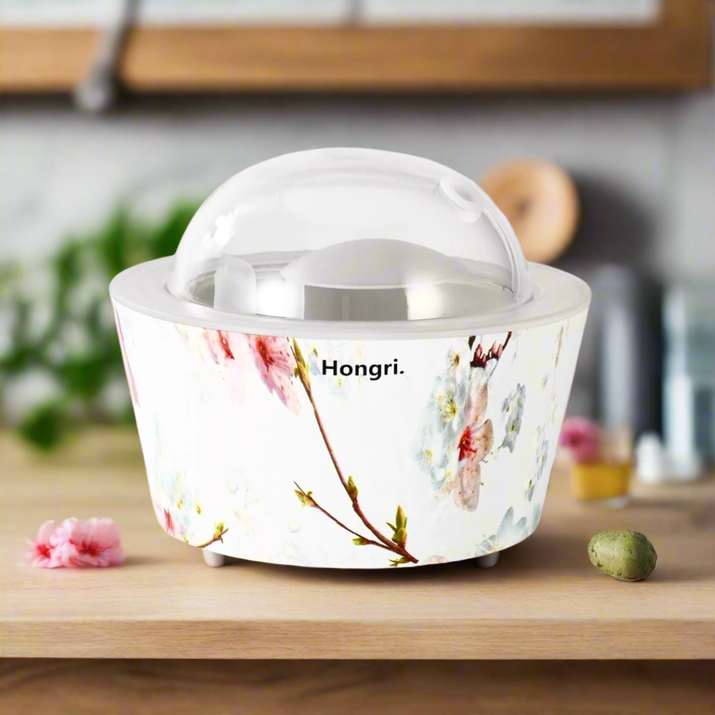 The Cherry Blossom Essential & Fragrance Oil Diffuser, an elegant home accessory that promotes relaxation and serenity.