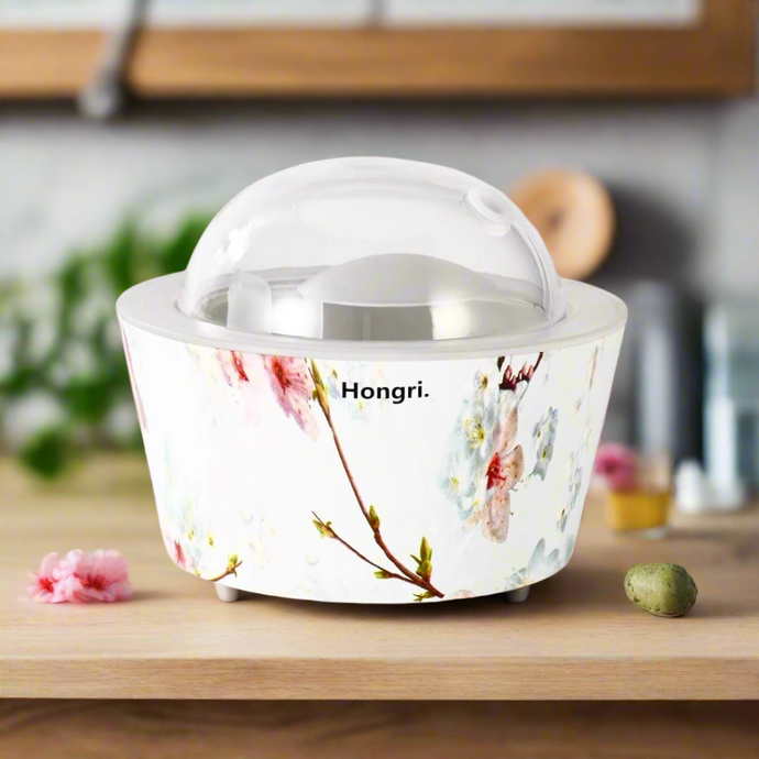 The Cherry Blossom Essential & Fragrance Oil Diffuser, an elegant home accessory that promotes relaxation and serenity.