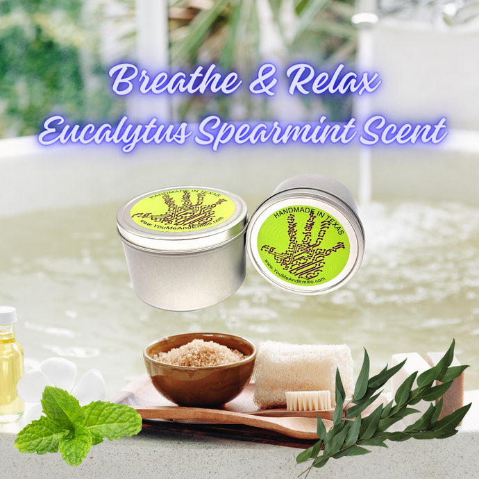 Breathe & Relax Soy Candle | Eucalyptus Spearmint