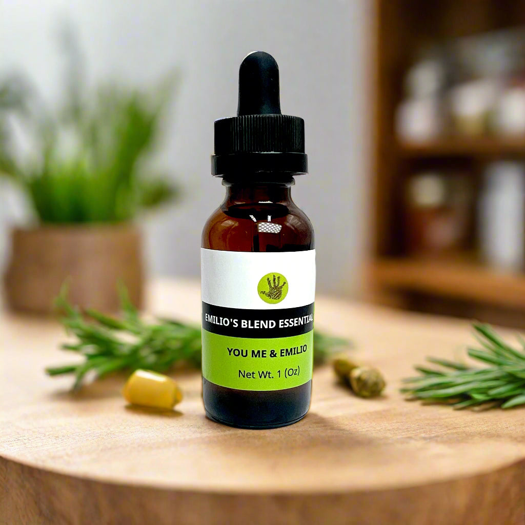 Emilio's Blend | Pure Essential Oils | Eucalyptus, Lavender &amp; Peppermint – Relax, Unwind &amp; Recharge

Emilio's Blend is a carefully crafted fusion of 100% pure essential oils, combining Eucalyptus, Lavender, and Peppermint to deliver an aromatic experience that promotes relaxation, balance, and tranquility. This unique blend is designed to calm the mind and body, helping you unwind after a long day, and is especially known to support better sleep.