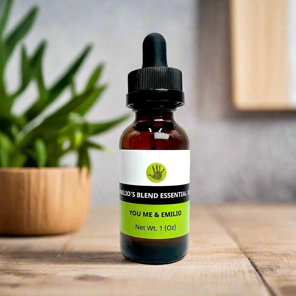 Emilio's Blend | Pure Essential Oils | Eucalyptus, Lavender &amp; Peppermint – Relax, Unwind &amp; Recharge

Emilio's Blend is a carefully crafted fusion of 100% pure essential oils, combining Eucalyptus, Lavender, and Peppermint to deliver an aromatic experience that promotes relaxation, balance, and tranquility. This unique blend is designed to calm the mind and body, helping you unwind after a long day, and is especially known to support better sleep.