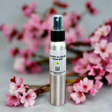 Cherry Blossom Room Mist – A premium, long-lasting home fragrance spray infused with the fresh scent of cherry blossoms and red cherries. Hand-poured in Dallas, Texas, this elegant mist eliminates odors and refreshes any space.