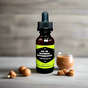 Experience No. 45 Bourbon Butterscotch Fragrance Oil with its rich aroma of butterscotch, bourbon whiskey, and vanilla, perfect for long-lasting, eco-friendly projects. Honoring 45th President of the United States of America, Donald John Trump. 