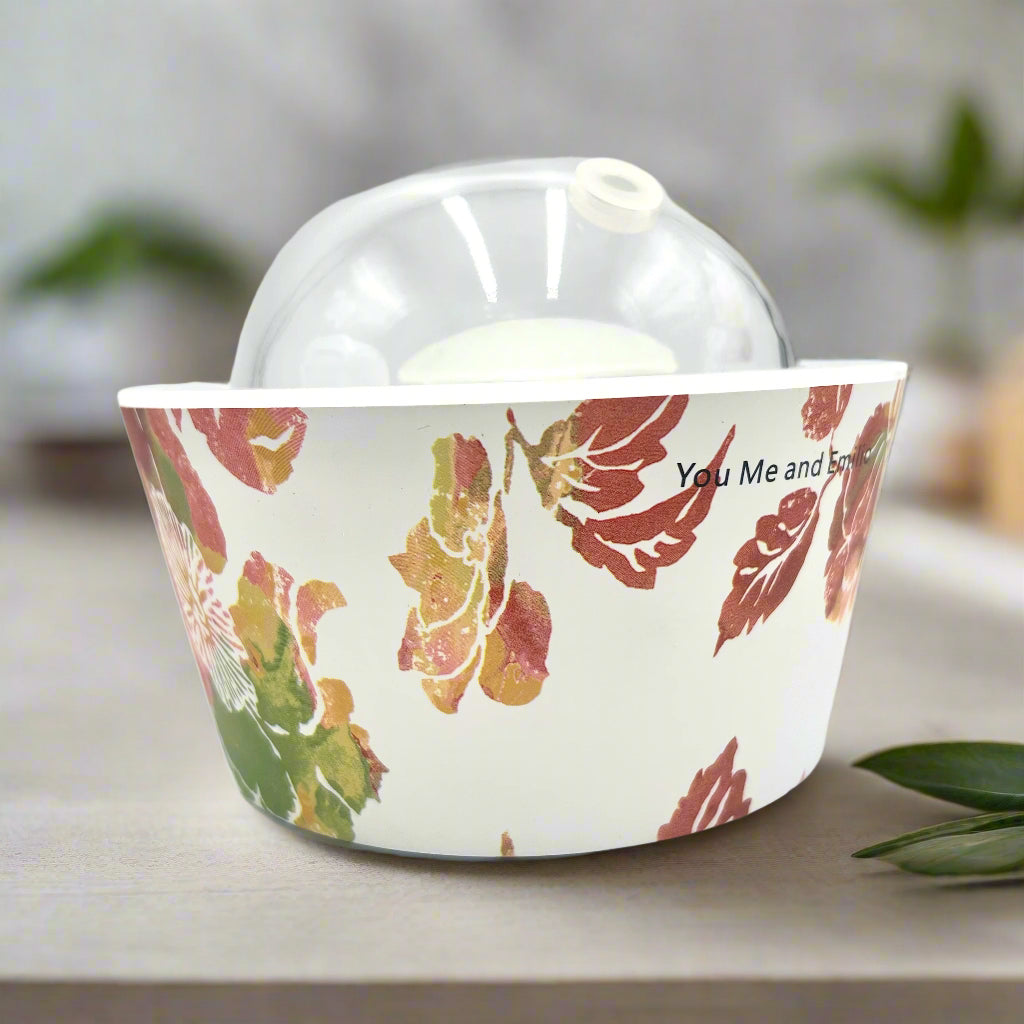 Elegant Blooming Essence Oil Diffuser featuring sculptural floral design and soft misting by YOU ME & EMILIO.