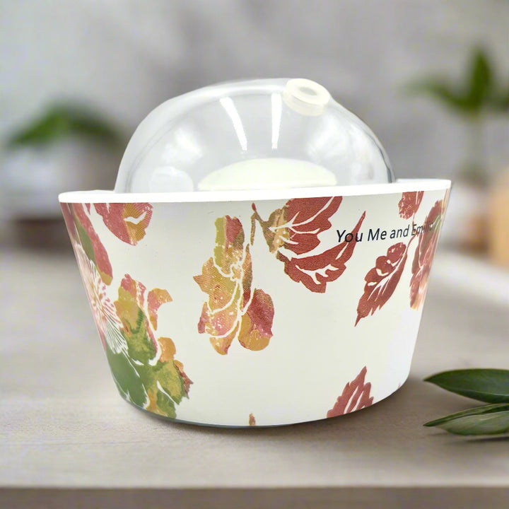 Elegant Blooming Essence Oil Diffuser featuring sculptural floral design and soft misting by YOU ME & EMILIO.