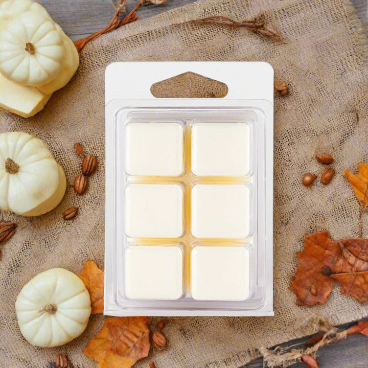Our Pumpkin Cheesecake Soy Wax Melts offer the comforting and delicious scent of a freshly baked pumpkin cheesecake. The sweet and warm aroma is perfect for creating a cozy and inviting atmosphere, especially during the fall season. The scent captures the essence of this beloved dessert, making it a delightful treat for your senses.