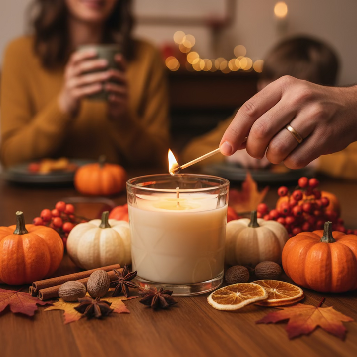 Pumpkin Spice — Luxe Signature Soy Candle

A Warm &amp; Nostalgic Autumn Home Fragrance