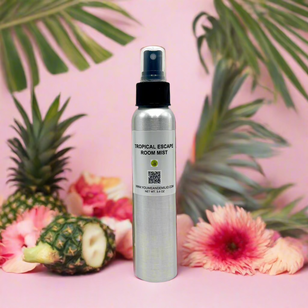 🌺 Tropical Escape Room Mist – A Refreshing Spray for Instant Island Vibes

Transform Any Space with a Burst of Summer-Fresh Fragrance

Take a sensory getaway with our Tropical Escape Room Mist, inspired by the beloved Blue Capri Volcano Candle. This luxurious mist captures the essence of a beachside breeze—juicy pineapple, ripe mango, goji berry, and a touch of soft driftwood. It’s the perfect balance of fruity, fresh, and sun-warmed woodsy notes that make your home feel like a tropical retreat.
