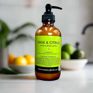 Sage & Citrus Hand And Body Lotion | All natural | Jojoba Oil | Sweet Almond Oil | Avocado Oil | Nourishing your skin
