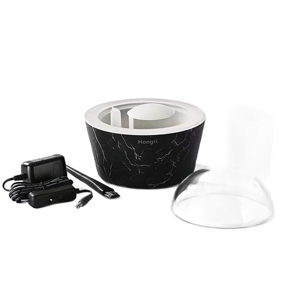 Modern ultrasonic diffuser in Stormy Night finish, perfect for setting a relaxing mood.