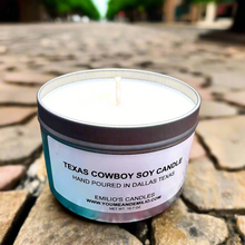 Immerse yourself in the warmth and allure of high-quality leather with our Texas Cowboy Soy Candle.