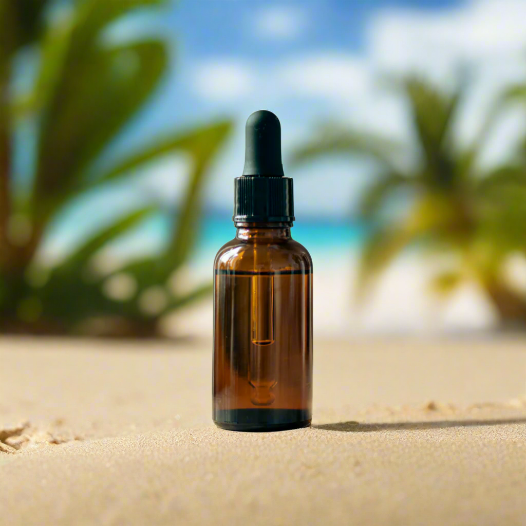 Transport your senses to a sun-soaked island with our Tropical Escape Fragrance Oil. Inspired by the best-selling Blue Capri Volcano Candle, this fragrance blends juicy pineapple, ripe mango, and exotic goji berry with a touch of soft driftwood—capturing the perfect tropical summer escape.