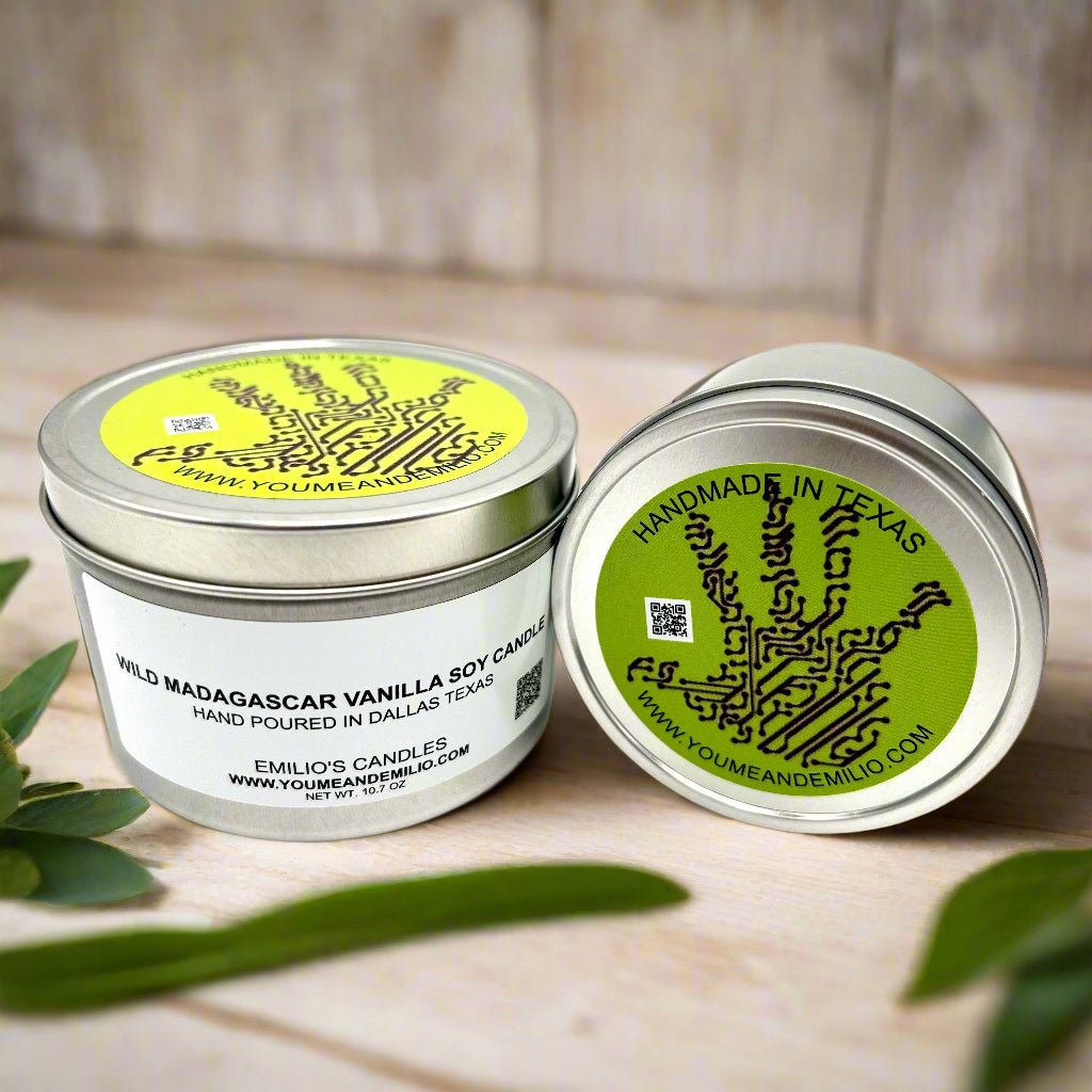 Wild Madagascar Vanilla Soy Candle – Create a cozy, upscale atmosphere with this rich, smooth, and inviting fragrance, handcrafted in Dallas, Texas.