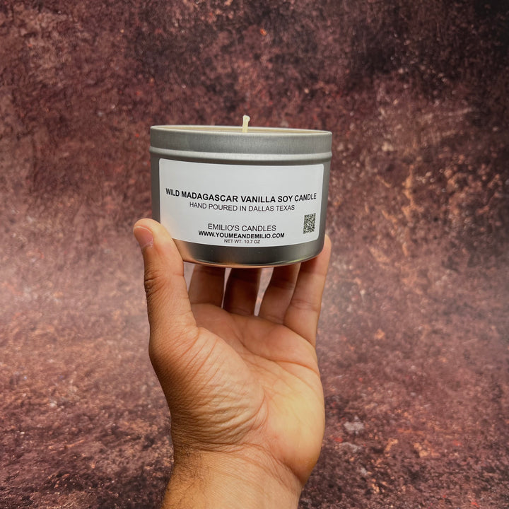 Wild Madagascar Vanilla Soy Candle | Luxury Scent | Scented Candles | Hand Poured | Handmade | Best Smelling Scent | Hand 