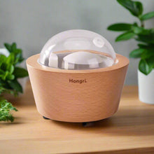 Elegant Wooden Essential Oil & Fragrance Oil Diffuser with a natural wood finish, inspired by the serene rivers of Eastern Europe. Designed for relaxation and ambiance, it features a 260ml water tank, up to 10 hours of operation, and an automatic shut-off for safety. Perfect for home or office aromatherapy.