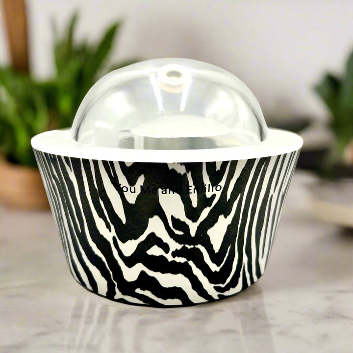 Zebra Stripes Essence Oil Diffuser | Bold Luxury Aroma Experience | YOU ME & EMILIO