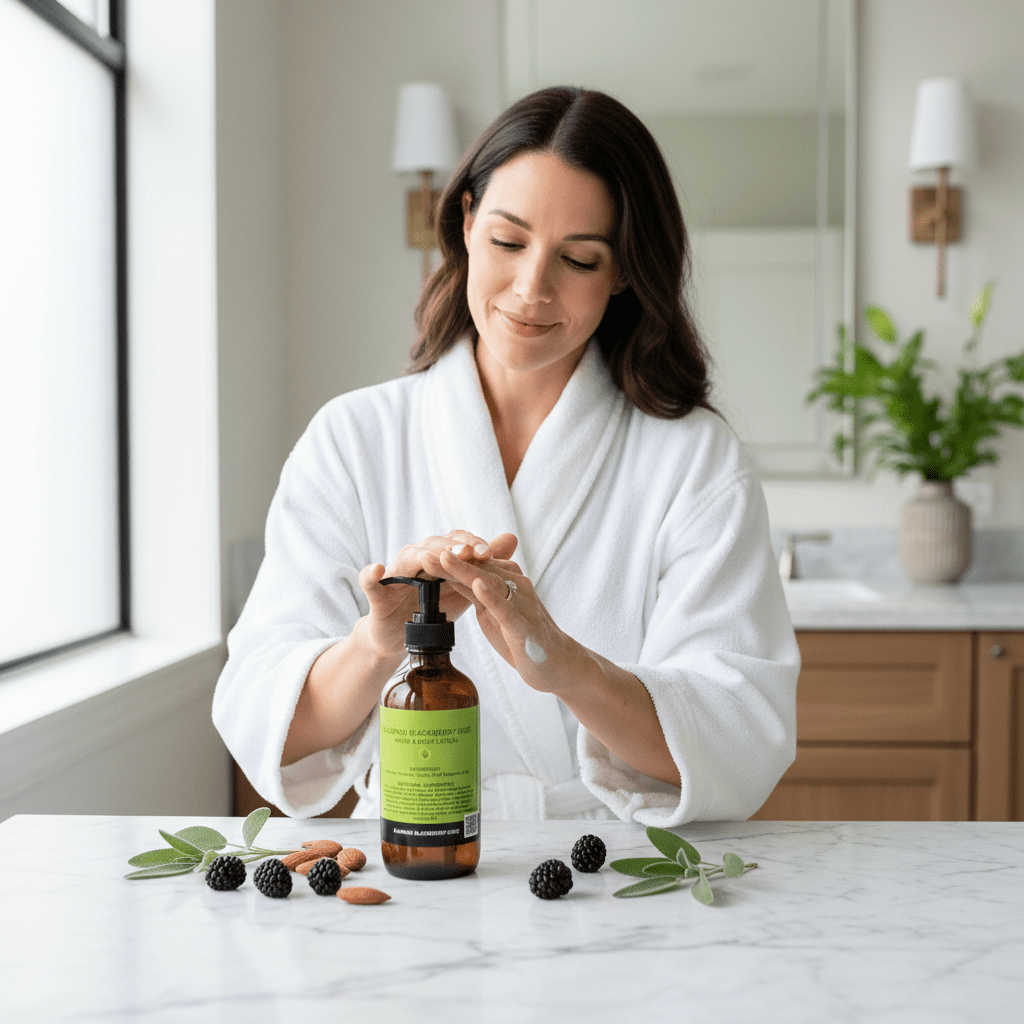 Almond Blackberry Sage Hand & Body Lotion - You Me and Emilio