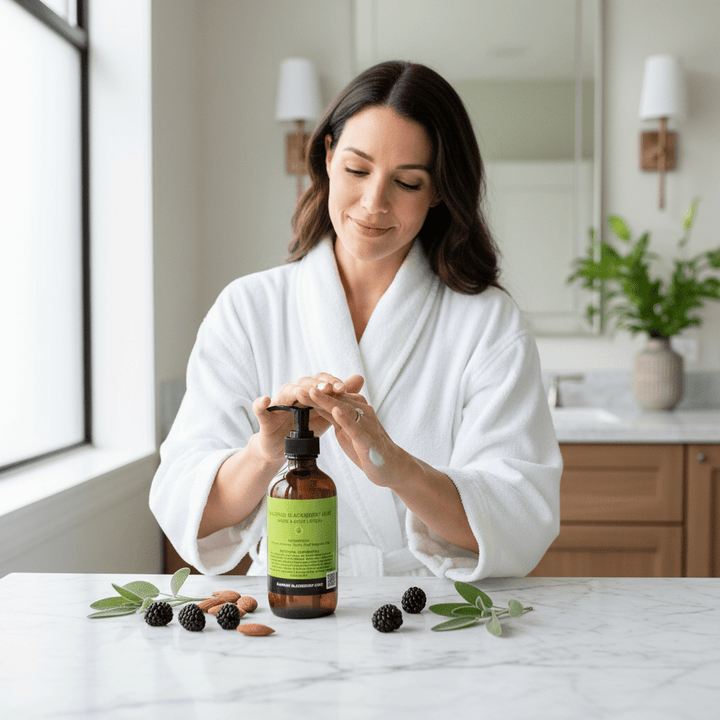 Almond Blackberry Sage Hand & Body Lotion - You Me and Emilio