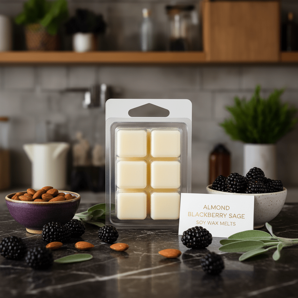Almond Blackberry Sage Soy Wax Melts - You Me and Emilio