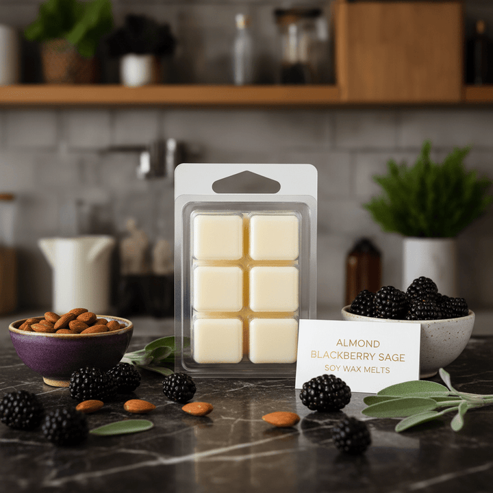 Almond Blackberry Sage Soy Wax Melts - You Me and Emilio
